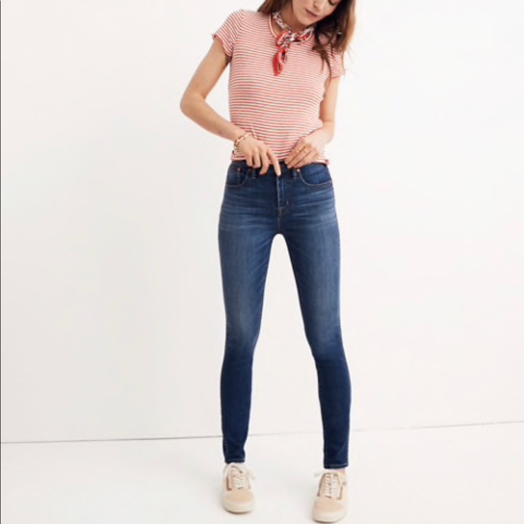 Madewell 10” High Rise Skinny Jeans